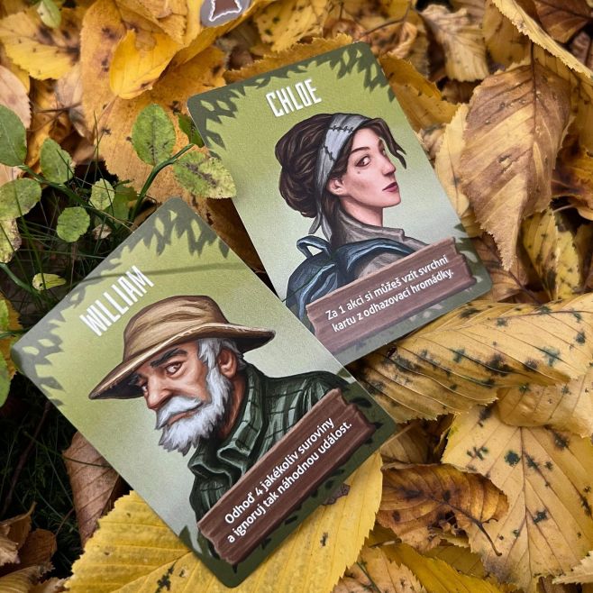 🏕️ Máme velkou radost! 🥳 26.11.2025 k nám do doupěte zavítají Karla a Michal, autoři chystané karetní hry o přežití....